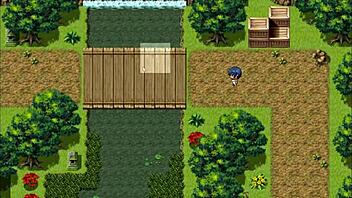 tanned girl natsuki hentai game ep 2 pervy carpenter massages massive boobs