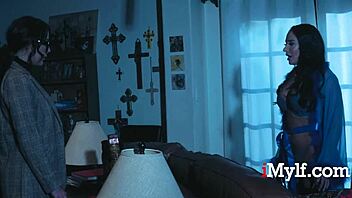 Wow, Latina milf from afterlife tempts stepdaughter’s bf into a wild threesome! What’s next?