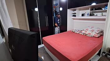 Blindfolded wife, friend joins the fun