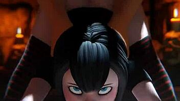 Mavis has rough sex in a video game