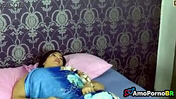 Masturbating teen's stepmom spies on him and his girlfriend