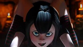 Mavis has rough sex in a video game