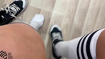 Foot Fetish Fun in Sneakers and Socks