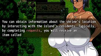 tanned girl natsuki hentai game ep 2 pervy carpenter massages massive boobs