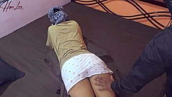 He convinces maid for BBC riding sex