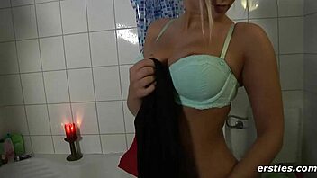 hot blonde teen 18+ with perfect tits, uh, masturbatin’ in bath