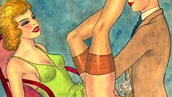vintage erotic drawings bring retro charm to life
