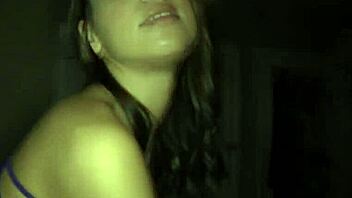 Petite teen sucks erected pecker for shaved pussy fucking