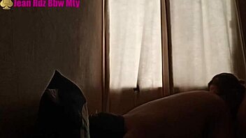 latina femdom dominates husband in bathroom shower