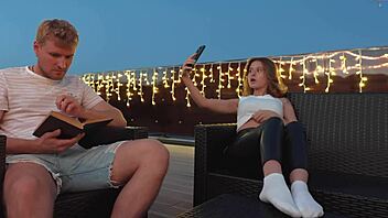 risky step sister rides big cock after cum and keeps going hard without stopping for more