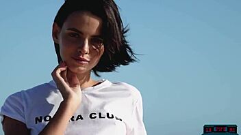 Ariel and sofi ka say, 'let's get naked outside'