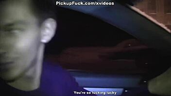 asian teen gets rough fucked in snow