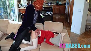 Willy Wonka’s whimsical sex powers turn petite teen 18+ into a cute slut for wild fucking and licking