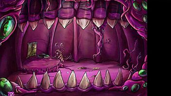Big tits bouncing in the heat of the sperm in Slutcraft