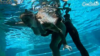 hot teen 18+ amateur pounded by bbc underwater, damn! 💦