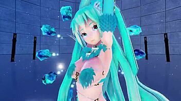 Blue K Nights ［Ray-MMD 3D VR180］Cat Fate Cosplay Adult Miku［Girls］