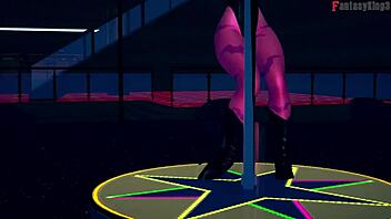 morrigan table dance full halloween special on sheer fantasyking3