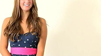 Sally gets nervous at CastingCouch-HD but not for long