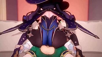 Mona's seductive cowgirl ride in this adult cartoon