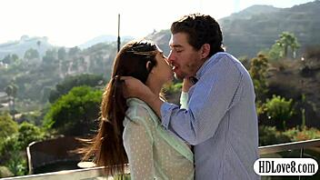 Oh wow, this cute teen babe gets fucked hard and takes a huge cum facial!