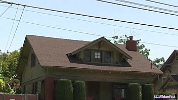 Hey, watch this curvy ebony milf get fucked after sucking me off?