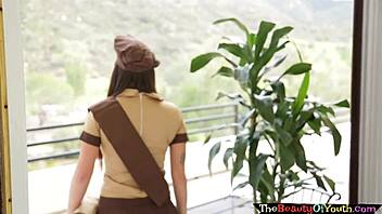 Petite Teen Lesbians Eat Each Other's Pussies Glamourously