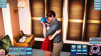 Is the blue haired beauty getting fucked silly?