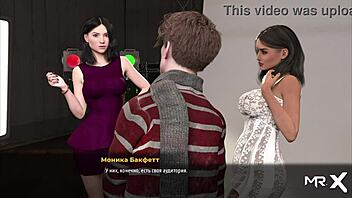 beautiful model bent over in doggystyle for alien monster