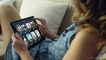 Sybil Undresses and Touches Herself Sensually