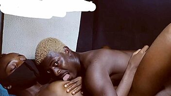 Making passionate love with my tall black bodybuilder neighbor girl next door