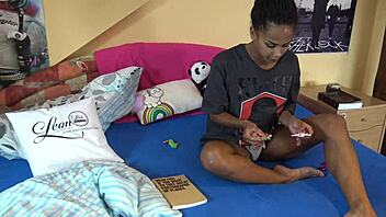 Sexy brunette Isabella teases with bare legs and tight ass in candid moment