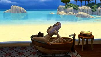 Seraphina fucks neighbor in bathroom sims 4