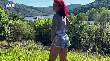 Petite redhead gets her wet pussy licked and fucked