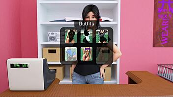 Milf plays game, sucks huge cock, cums in mouth