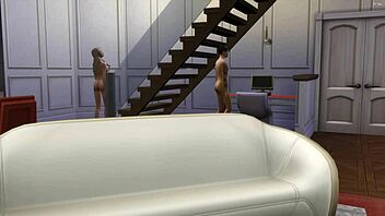 Colleagues Reveal Bodies, Curious Sex Follows