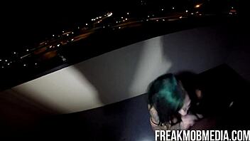 Amateur tatted slut gets fucked in interracial porn scene