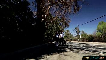 Listen as the nasty teacher fucks the blonde teen's tight pussy