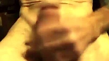 Close-up jerking off video with unexplained voice at 1:33