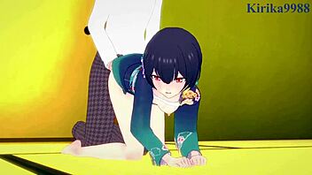 Rinze Morino and Hana Suzuki in intense sex? The Idolmaster Shiny Colors Hentai!