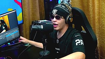 ruan and everton suck natasha steffens' tits in outdoor podcast, she moans loudly