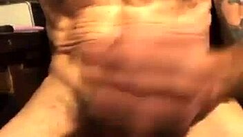 Close-up jerking off video with unexplained voice at 1:33