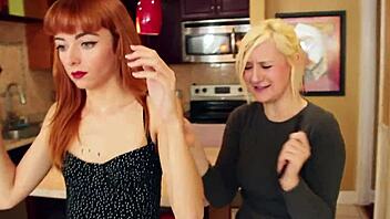 What’s behind freeze fetish with redhead Lizzy Lamb? Curious yet?