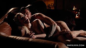 From tarot reading to fucking Lexi Lore's wet pussy, Quinton James gives handjob and deepthroat for SinfulXXX