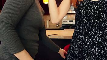 What’s behind freeze fetish with redhead Lizzy Lamb? Curious yet?