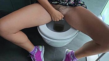 Playing Sexy Outdoors Without Panties While Hosts Are Away