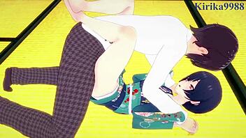 Rinze Morino and Hana Suzuki in intense sex? The Idolmaster Shiny Colors Hentai!