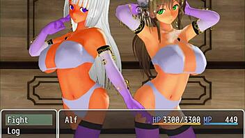 Sharifa's heroic moments in this animated porn gallery