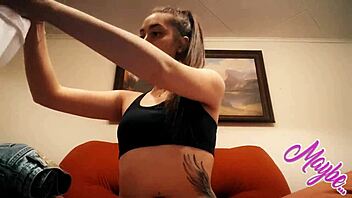 Intense close up wet pussy fingering