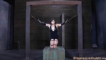 shocking chick gets her lusty cunt dominated hard