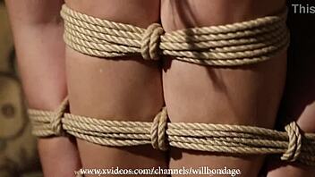 Oh wow, Sofi bondage cocoa part 1! She's bound naked and tied up so tight!